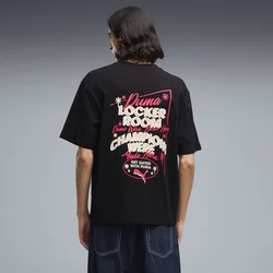 PUMA Graphics Champions Boxy Tee Men, Clothing, Black, M