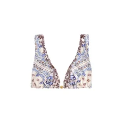 Next Bikini zgornji del  kremna / kraljevo modra / rjava / črna