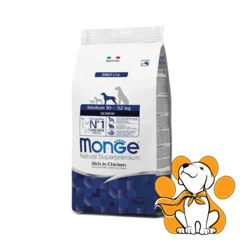 Monge Natural Superpremium Medium Senior 3kg, Hrana Za Starije Pse Sa Piletinom