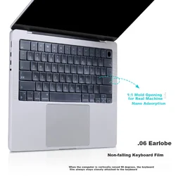 Jichuan Zaštitna TPU folija za tastaturu za Apple MacBook Pro 14