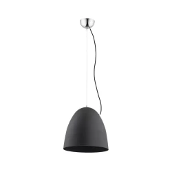 Lestenec na vrvici ZETES 1xE27/15W/230V črna
