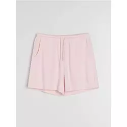 Sinsay - Šorts trenerka sa udelom pamuka - pastelno roze