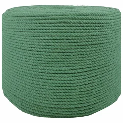vidaXL Vrv Zelena 0,6 x 0,6 x 25000 cm Bombaž