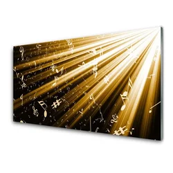 tulup.si Steklena slika Abstrakcija graphics 125x50 cm 2 obešalnika