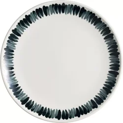 Bonna plitvi krožnik Gourmet Lavis Black 25 cm (12 kos)