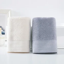 King Shore Set peškira, 34x70cm, 2 komada, Belo-sivi