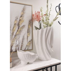 Hanah home Vaza LCA0003, 28x20x48 cm, Bela