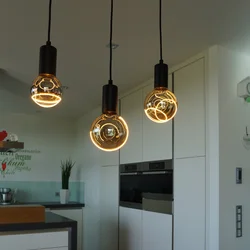 SEGULA LED Illusion G125 polmesec vrh E27 6W dim