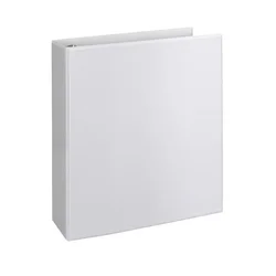Karton P+P Predstavitvena mapa Karton P+P - A4, s štirimi obroči, hrbtišče 8,0 cm, D 70 mm, bela