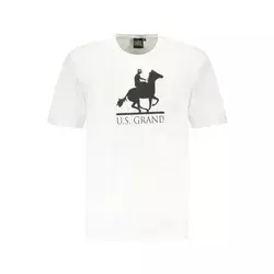 U.S. Grand polo Muška majica AU02646_BI6BIANC, Bela