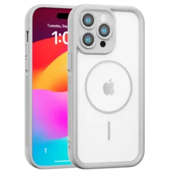 Bumper MagSafe maska za iPhone 13 Pro Max - siva