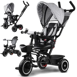 Tricikl Tiny Bike 3u1 – Grey
