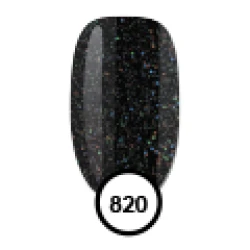 Urban Pro Natural Line Hybrid gel lak UV/LED, Black Rainbow, 8ml