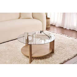 Hanah Home Klub sto Clara, 75x40x75 cm, Boje hrasta
