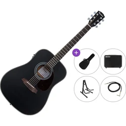 Pasadena PD-200E Premium SET Black Elektroakustična dreadnought