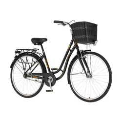 Bicikl Fashion Visitor Bella Alu 28 Alu 18 V-Brake Kontra Kontra Favorit 155-178cm (S/M) Crni