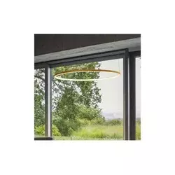 Ideal Lux - LED luster na sajli ORACLE SLIM LED/37W/230V CRI 90 prečnik 70 cm zlatni