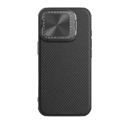 Maska za telefon Nillkin CamShield Prop Magnetic za iPhone 16 Pro, Crna