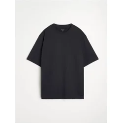 Sinsay - Sweatshirt sa kratkim rukavima od frotirskog pletiva - steel blue