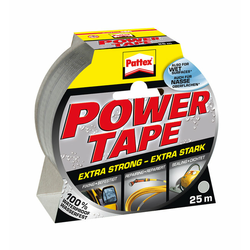 Pattex Ljepljiva traka od tkanine Pattex Power Tape srebrna (D x Š) 25 m x 50 mm kaučuk, sadržaj: 1 rola