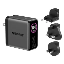 SANDBERG Sandberg Travel Charger PD100W Display 441-71