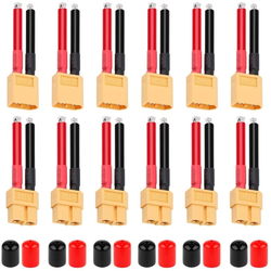 Cavo XT60 XT60h Maschio-Femmina 1M 12AWG - Prolunga Per Batterie RC