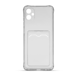 Maska za telefon WALLET za Samsung A05, Crna