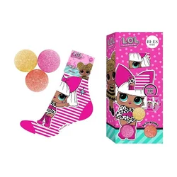 shumee BIES Lol Surprise! Komplet kopalnih bombic 3x50g z nogavicami