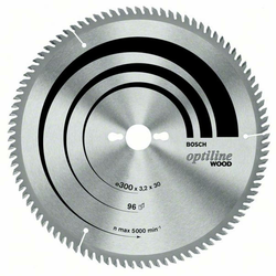 BOSCH list kružne testere Optiline Wood 250 x 30 x 3,2 mm, 40 - 2608640670