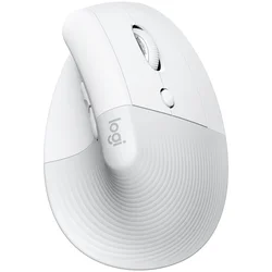 LOGITECH brezžična ergonomska miška Right Lift Vertical (910-006475), bela