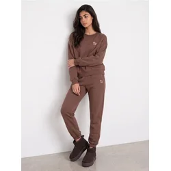 Sinsay - Dres joggeri sa vezanim medom - kafa