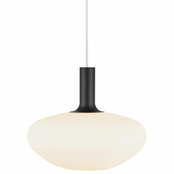 Nordlux - Luster na sajli ALTON 1xE27/60W/230V bela/crna/mesing