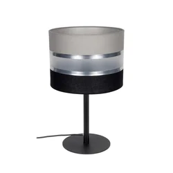 Stona lampa CORAL 1xE27/60W/230V crna/siva