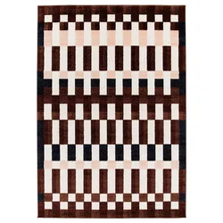 MARKBLAMME Tepih, niski flor, raznobojno/karo šara, 160x230 cm