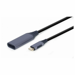 A-USB3C-DPF-01 * Gembird USB Type-C to DisplayPort male adapter, space grey A