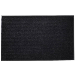 vidaXL Crni otirač protiv klizanja od PVC za vrata 90 x 120 cm