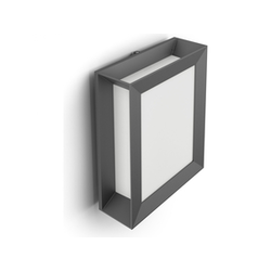 KARP ZIDNA/STROPNA SVJETILJKA LED/6W/600lm/2700K/IP44/ANTRACIT