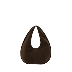 MANGO Torba za čez ramo APOLO temno rjava