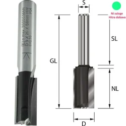 ENT utorni rezkar HW, 9 x 20 mm