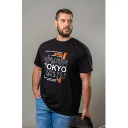 Panda4U Muška majica Tokyo, Crna