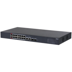 DAHUA Desktop Gigabit Switch upravljač CS4218-16ET-135 18-Port Cloud sa 16-Port PoE crni