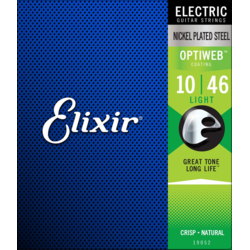 Elixir 19052 Electric OPTIWEB Light 10-46 žice za električnu gitaru