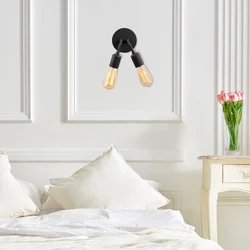 Opviq Zidna lampa E27 Socket, Crna