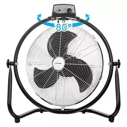 Talni ventilator Proklima (120 W, O 45 cm, 3 hitrosti delovanja, črn/srebrn)