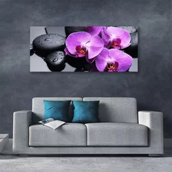 tulup.si Slika na platnu Flower na wall 140x70 cm