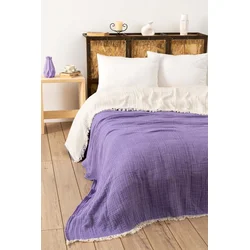 Lessentiel Maison Prekrivač za krevet Muslin, Bordo
