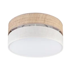 LED plafonsko svetlo SIRJA BOHO LED/20W/230V prečnik 35 cm bež/krem