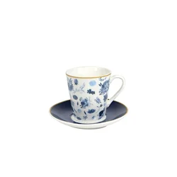 PORCELAN SET ZA KAFU 150ml 6/1 (TEGET) JH-COF6-BL