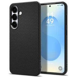 Spigen Liquid Air maska za Samsung Galaxy S25 mat crna ACS09000