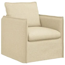 Vidaxl Kavč krema 75 x 82 x 85 cm blago